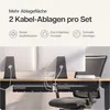 Desktronic kanał kablowy na biurko, 2x43cm, wysokiej Podgląd zdjęcia produktu 7