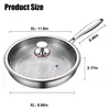 Patelnia tytanowa Anti-Stick o średnicy 30 cm z pokrywką, Podgląd zdjęcia produktu 8