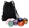 7 Chakra Steine Set 7 Stück Natursteine Trommelsteine Produktbild-Vorschau 5