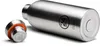 A brushed steel water bottle and its cap are shown on a white background. Anteprima dell’immagine prodotto