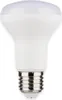 A white LED light bulb with a silver screw base is shown against a white background. Voir les images du produit