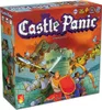 The image shows the box art for the board game Castle Panic, depicting a scene of knights defending a castle from attacking monsters. Náhled obrázku produktu