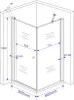 Duschkabine DETO-FIX 80 x 80 x 190 cm ohne Duschtasse Produktbild-Vorschau 4