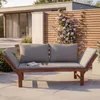 riess-ambiente Garten Sitzbank MODULAR 200cm natur grau Produktbild-Vorschau 1