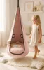 Hängesessel Kinder Kokon Velvet PINK – Schaukelstuhl Produktbild-Vorschau 8