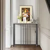 A console table with decorative items in a hallway. Podgląd zdjęcia produktu