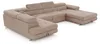 Wohnlandschaft Cordo U-Form XXL 345 cm Schlaffunktion 2 Produktbild-Vorschau 9