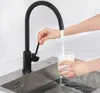 Niederdruck Küchenarmatur schwarz Edelstahl Wasserhahn Produktbild-Vorschau 2