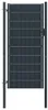 vidaXL Gartentor aus PVC und Stahl 100 x 204 cm Anthrazit Produktbild-Vorschau 4