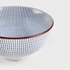 HOMLA Miska NAVIA granatowa z brązową obwódką 12 cm Podgląd zdjęcia produktu 3
