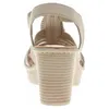 Rieker Damen Klassische Sandalen 67526-62 Farbe: Beige Produktbild-Vorschau 4