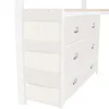 Flieks etagebed 140x200 cm met bureau, hoogslaper met lades Productafbeelding-voorbeeld 7