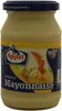 A jar of mayonnaise with a label. Náhľad obrázku produktu