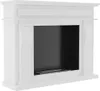 A white bioethanol fireplace. Produktbild-Vorschau