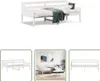The Living Store Tagesbett ohne Matratze Weiß 90x190 cm Produktbild-Vorschau 1