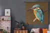 MuchoWow® Wandteppich Wandbehang Eisvogel - Äste - Bunt Produktbild-Vorschau 5