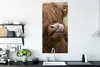 MuchoWow® Poster Schottischer Highlander - Braun - Tiere Produktbild-Vorschau 3