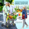 KESSER® Rollator Aluminium faltbar, höhenverstellbar & bis Produktbild-Vorschau 7