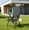 Sitzgruppe POETTO 4 Personen Schwarz Aluminium Gartenmöbel Produktbild-Vorschau 5