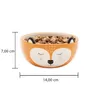 Winkee - Bol à céréales en forme de renard | Mignon petit Voir les images du produit 4