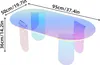 Vrygle Couchtisch Acryl Wohnzimmertisch Oval: 95x50x36cm Produktbild-Vorschau 7