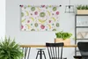 MuchoWow® Wandteppich Wandbehang Obst - Aquarell - Weiß - Produktbild-Vorschau 2
