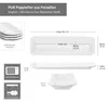 6x Pur Pappteller aus Porzellan 20,2x6cm weiß Produktbild-Vorschau 6