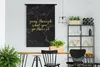 MuchoWow® Wandteppich Wandbehang Zitate - Motivation - Gold Produktbild-Vorschau 2