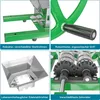 Wiltec Obstmühle mit 7L Trichter und runder Handkurbel Produktbild-Vorschau 5