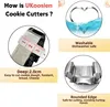 Ausstechformen Set Schmetterling UKoosien 3 Stück- Backen & Produktbild-Vorschau 5