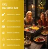 People enjoying a raclette meal at a table. Produktbild-Vorschau