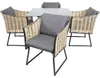 Lesli Living - Gartentisch Crest - Schwarz - 90x90x73cm Produktbild-Vorschau 8