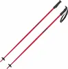 A pair of red ski poles with black grips and baskets, displayed diagonally against a white background. Náhled obrázku produktu