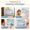 LIKARTO Kinder Wochenplaner Magnettafel mit 194 Magneten Produktbild-Vorschau 6
