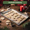 Backblech, 2 Stück Edelstahl Kuchenblech Backofenblech, Produktbild-Vorschau 3