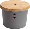KESPER Dóza z umělé hmoty s víkem z masivního bambusu, Náhled obrázku produktu 1