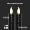 Candele a bastoncino LED a fiamma - cera vera - LED bianco Anteprima dell’immagine prodotto 6