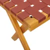 vidaXL Gartenbank Rot Massivholz Akazie und Stoff Produktbild-Vorschau 6