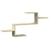 A floating shelf unit with a zig-zag design. Náhled obrázku produktu