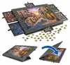 Tavolo per puzzle Relaxdays, per 1000 pezzi, con 6 Anteprima dell’immagine prodotto 1
