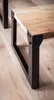 Salon jadalnia ławka akacja lite drewno 140 cm ławka Podgląd zdjęcia produktu 5