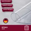 HOOZ Tischfolie Ø70 cm transparent 1,5 mm wasserfest  PVC Produktbild-Vorschau 3