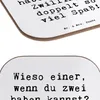 Mr. & Mrs. Panda Holzuntersetzer Spruch Zwillinge Spaß - Produktbild-Vorschau 5