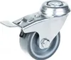 50 mm 2"-Rollen mit grauem Gummireifen, Drehgelenk und Produktbild-Vorschau 3