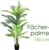 Palmizio Palma Pianta Albero Artificiale Valse Plastica Anteprima dell’immagine prodotto 1