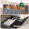 okwish Polsterbett 90×200 mit USB & Kopfteil-Ablage, Produktbild-Vorschau 9