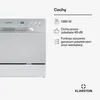 Klarstein Mini zmywarka na 6 kompletów, Cicha mała zmywarka Podgląd zdjęcia produktu 2