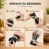 Salz und Pfeffermühle 2er Set aus Glas, Gewürzmühle mit Produktbild-Vorschau 6