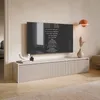 Selsey Vemmi – TV-Lowboard 2-türig, Kaschmirgrau, 180 cm Produktbild-Vorschau 3