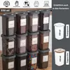 Gewürzbehälter Set 12x Stück mit Gewürzmühle mit Deckel Produktbild-Vorschau 10